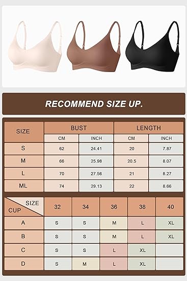 Seamless Wire-Free Comfort Bra